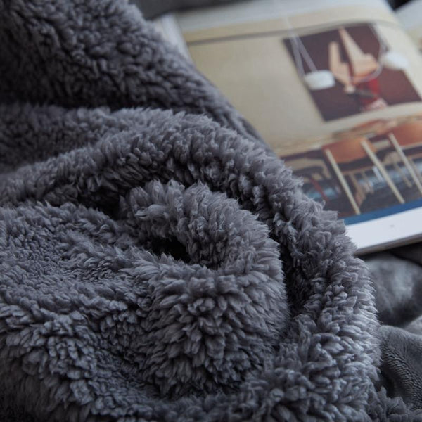 Elegant Lambskin Blanket