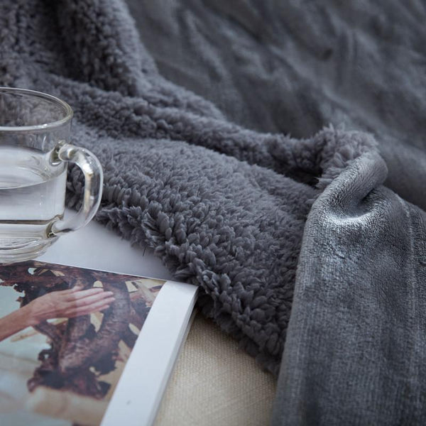 Elegant Lambskin Blanket